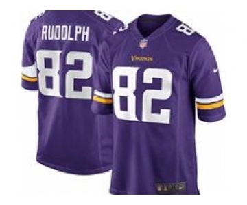 nike nfl jerseys minnesota vikings #82 rudolph purple[game][rudolph]