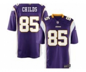 nike nfl jerseys minnesota vikings #85 childs purple[game]