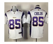 nike nfl jerseys minnesota vikings #85 childs white[game]