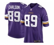 nike nfl jerseys minnesota vikings #89 carlson purple[game]