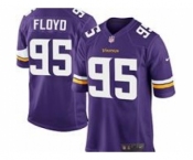 nike nfl jerseys minnesota vikings #95 floyd purple[game]