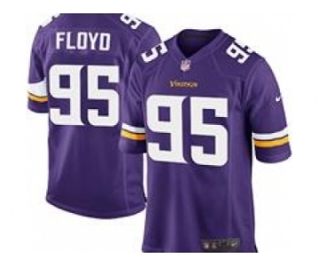 nike nfl jerseys minnesota vikings #95 floyd purple[game]