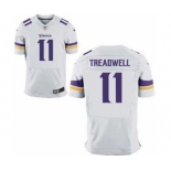 Men's Nike Minnesota Vikings #11 Laquon Treadwell Elite White NFL Jersey