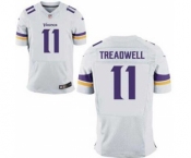 Men's Nike Minnesota Vikings #11 Laquon Treadwell Elite White NFL Jersey