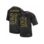 Men's Nike Minnesota Vikings #21 Josh Robinson Elite Black Camo Fashion Jersey