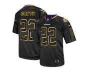 Men's Nike Minnesota Vikings #22 Harrison Smith Elite Lights Out Black NFL Jersey