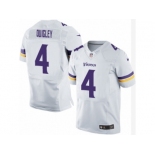 Men's Nike Minnesota Vikings #4 Ryan Quigley Elite White NFL Jersey