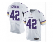 Men's Nike Minnesota Vikings #42 Ben Gedeon Elite White NFL Jersey