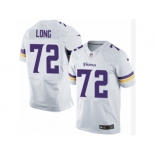 Men's Nike Minnesota Vikings #72 Jake Long Elite White NFL Jersey