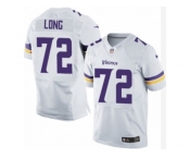 Men's Nike Minnesota Vikings #72 Jake Long Elite White NFL Jersey