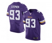 Men's Nike Minnesota Vikings #93 Shamar Stephen Elite Purple Team Color NFL Jersey