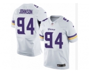 Men's Nike Minnesota Vikings #94 Jaleel Johnson Elite White NFL Jersey