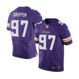 Men's Nike Minnesota Vikings #97 Everson Griffen Elite Purple Team Color NFL Jersey