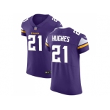 Nike Minnesota Vikings #21 Mike Hughes Purple Team Color Men Stitched NFL Vapor Untouchable Elite Jersey