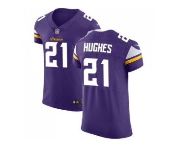 Nike Minnesota Vikings #21 Mike Hughes Purple Team Color Men Stitched NFL Vapor Untouchable Elite Jersey