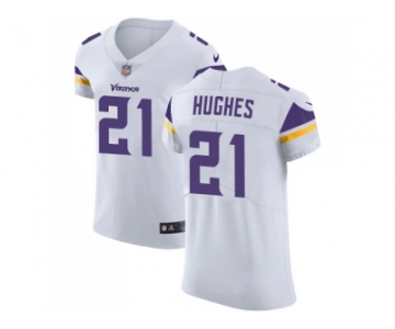 Nike Minnesota Vikings #21 Mike Hughes White Men Stitched NFL Vapor Untouchable Elite Jersey