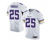 Nike Minnesota Vikings #25 Latavius Murray White Men's Stitched NFL Elite Jersey