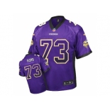 Nike Minnesota Vikings #73 Sharrif Floyd Purple Team Color Men's Stitched NFL Elite Drift Fashion Jersey