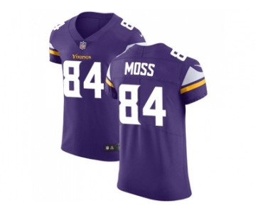 Nike Minnesota Vikings #84 Randy Moss Purple Team Color Men Stitched NFL Vapor Untouchable Elite Jersey