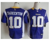 nike nfl jerseys minnesota vikings #10 tarkenton purple[Elite]