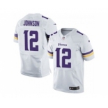 nike nfl jerseys minnesota vikings #12 charles johnson white[Elite][johnson]