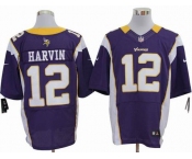 nike nfl jerseys minnesota vikings #12 harvin purple [elite]