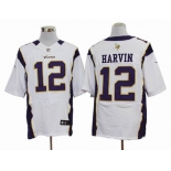 nike nfl jerseys minnesota vikings #12 harvin white[elite]