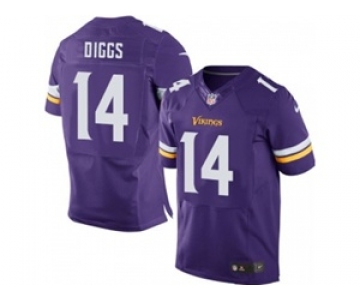 nike nfl jerseys minnesota vikings #14 stefon diggs purple[Elite]