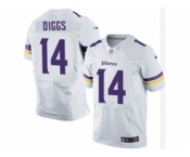 nike nfl jerseys minnesota vikings #14 stefon diggs white[Elite]