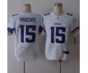 nike nfl jerseys minnesota vikings #15 fruechte white[Elite][fruechte]