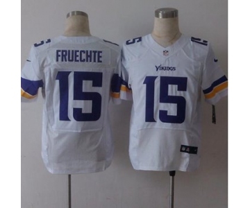 nike nfl jerseys minnesota vikings #15 fruechte white[Elite][fruechte]