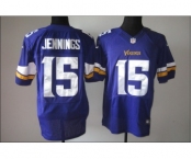 nike nfl jerseys minnesota vikings #15 jennings purple[Elite new]