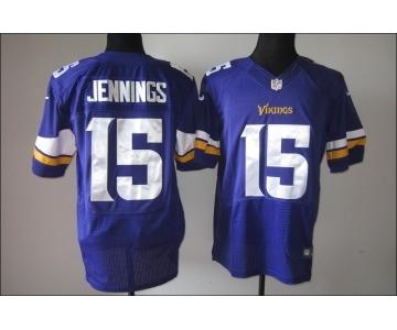 nike nfl jerseys minnesota vikings #15 jennings purple[Elite new]