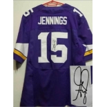 nike nfl jerseys minnesota vikings #15 jennings purple[Elite signature]