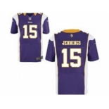 nike nfl jerseys minnesota vikings #15 jennings purple[Elite]