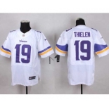 nike nfl jerseys minnesota vikings #19 thielen white[Elite]