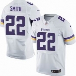 nike nfl jerseys minnesota vikings #22 smith white[new Elite]