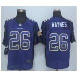 nike nfl jerseys minnesota vikings #26 waynes purple[Elite drift fashion][waynes]