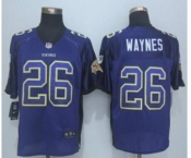 nike nfl jerseys minnesota vikings #26 waynes purple[Elite drift fashion][waynes]