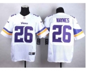 nike nfl jerseys minnesota vikings #26 waynes white[Elite][waynes]