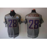 nike nfl jerseys minnesota vikings #28 peterson grey[Elite shadow 50th Patch]