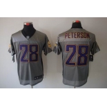 nike nfl jerseys minnesota vikings #28 peterson grey[Elite shadow]