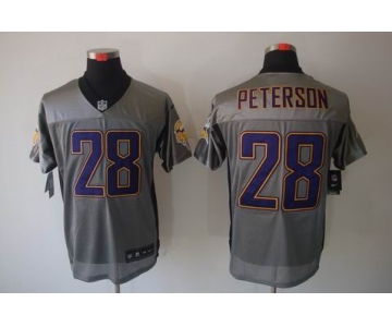 nike nfl jerseys minnesota vikings #28 peterson grey[Elite shadow]