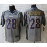 nike nfl jerseys minnesota vikings #28 peterson grey[Elite vapor]