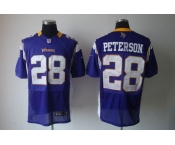 nike nfl jerseys minnesota vikings #28 peterson purple[elite]