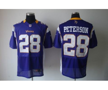 nike nfl jerseys minnesota vikings #28 peterson purple[elite]