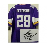 nike nfl jerseys minnesota vikings #28 peterson purple[new Elite signature]