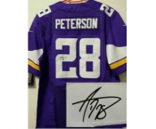 nike nfl jerseys minnesota vikings #28 peterson purple[new Elite signature]