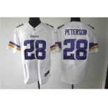 nike nfl jerseys minnesota vikings #28 peterson white[Elite new]