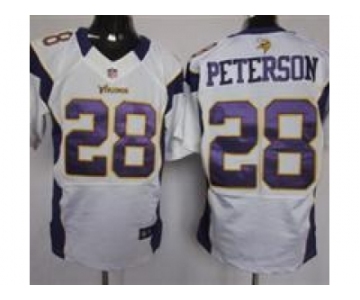 nike nfl jerseys minnesota vikings #28 peterson white[Elite]